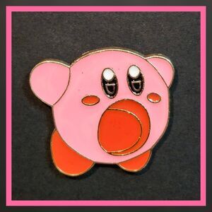 Nintendo Kirby Sucking 1" Enamel Pin